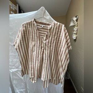 Madewell Multicolor Striped Top